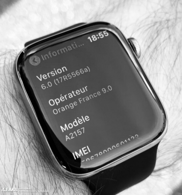 ชมภาพแรกตัวเรือน Apple Watch Series 5 ที่จะเปิดตัวพร้อม iPhone 11
