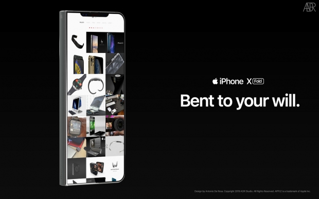 ชมภาพคอนเซ็ปต์ iPhone X Fold : จอพับดีไซน์เรียบหรูสุดงดงาม
