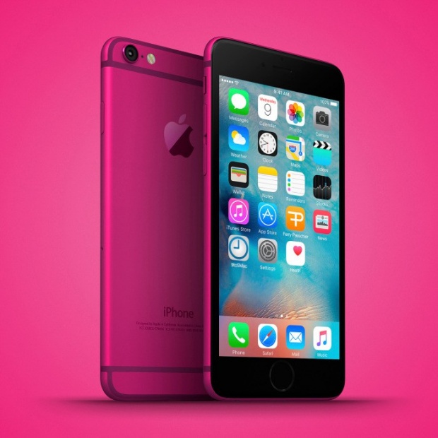 หลุดภาพเรนเดอร์ iPhone 6C พร้อม 2 สี ชมพูและฟ้า
