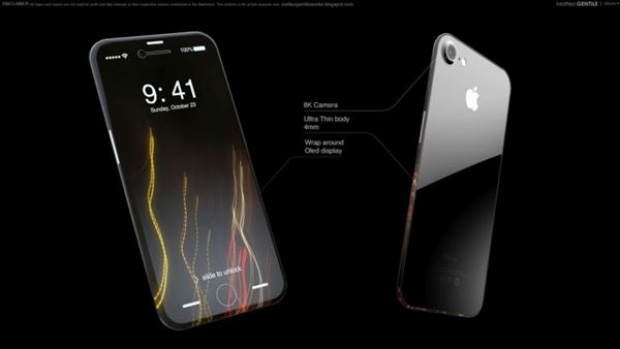 เผยข่าวลือ iPhone 8 Plus จะใช้จอ OLED แบบขอบจอโค้ง