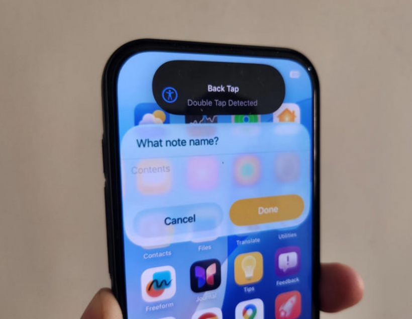 เปลี่ยนหลังไอโฟนเป็นปุ่มวิเศษ! เคล็ดลับอัพความโปรแบบสับๆ