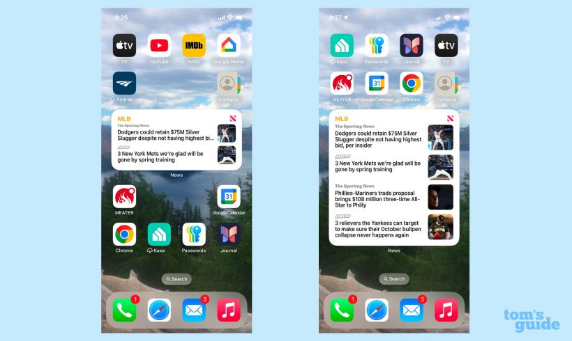 iOS 18 เพิ่มทางลัดเด็ด ปรับขนาดวิดเจ็ตบนหน้าจอหลักได้ง่ายๆ