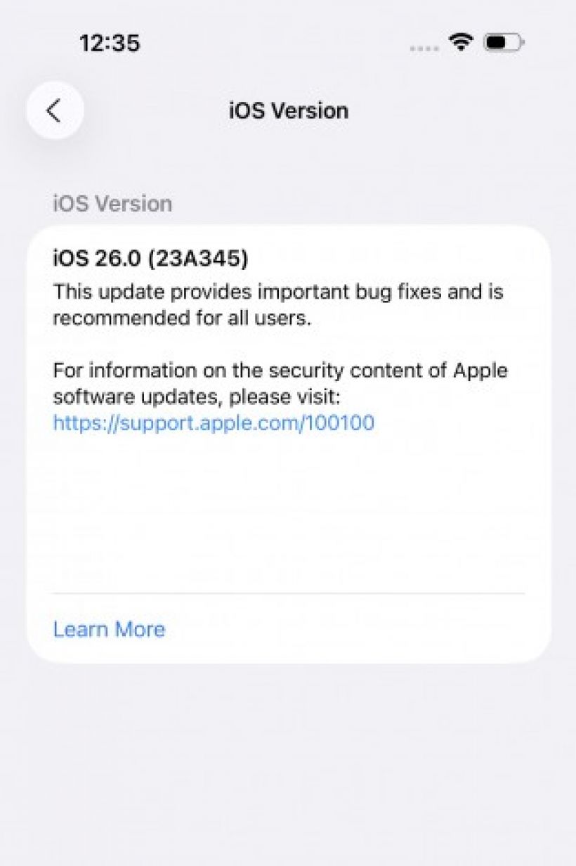 โคตรไว! Apple ปล่อยอัปเดต iOS 26 ทันทีหลังเปิดขาย iPhone 17!