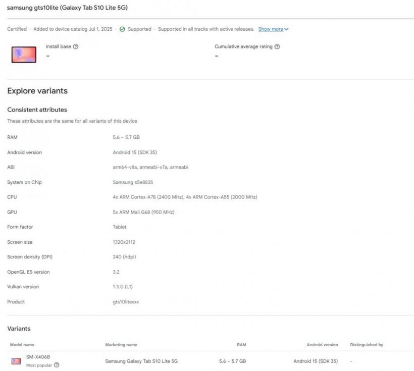 เปิดโฉม Galaxy Tab S10 Lite! แท็บเล็ตสเปกแรง ราคาสบายกระเป๋า