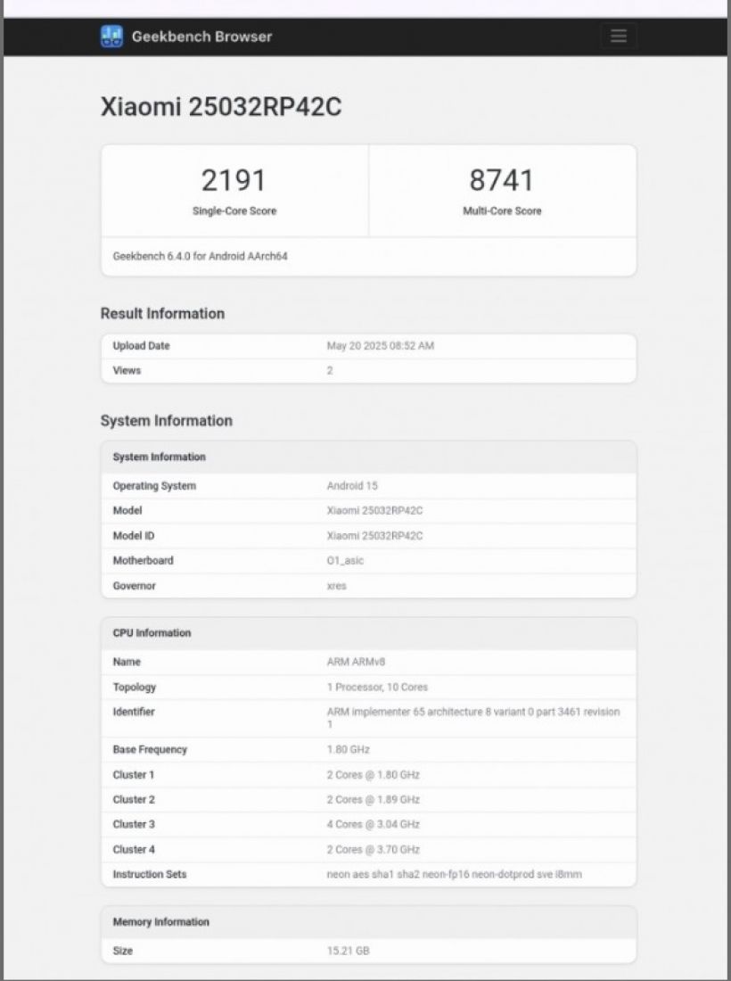 โหดเกินแท็บเล็ต! Xiaomi Pad 7 Ultra โผล่บน Geekbench แรงใช้ได้