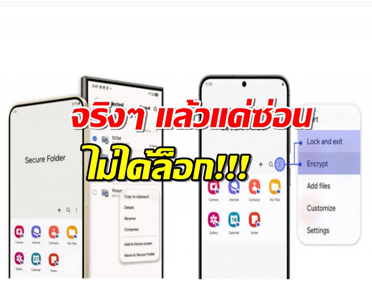 เตือน..Secure Folder ของ Samsung อาจไม่ส่วนตัวอย่างที่คิด!