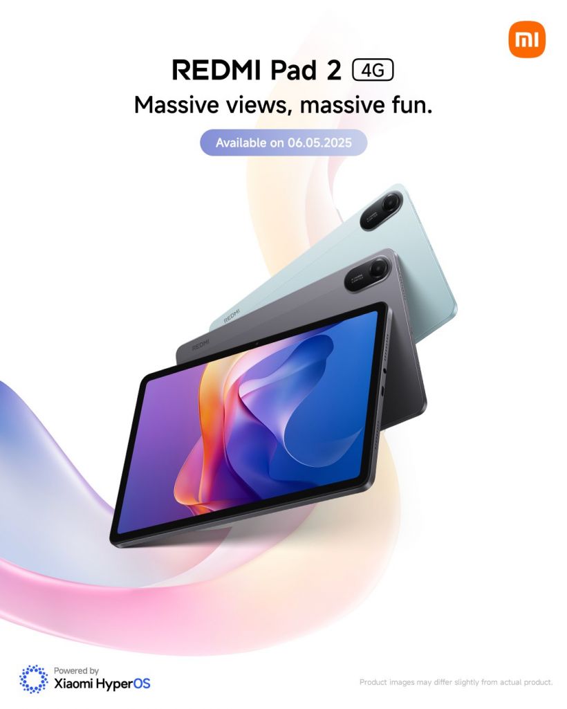 คลิกเลย! Redmi Pad 2 เคาะวันเปิดตัว กลับมาครั้งนี้อัปเกรดเพียบ