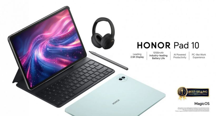 เปิดตัวแล้ว! Honor Pad 10 แท็บเล็ตจอยักษ์ แบตอึด สเปกแน่น