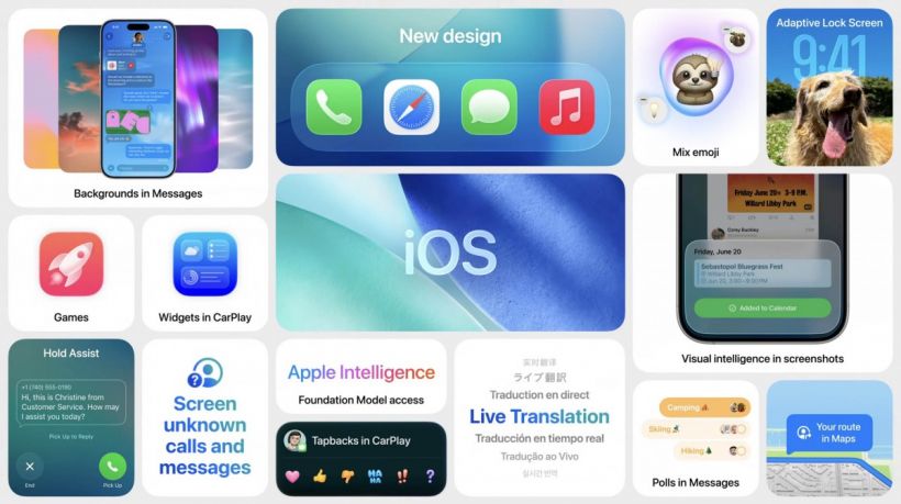 iOS 26 มาแล้ว! โฉมใหม่ Liquid Glass สุดล้ำ พร้อมฟีเจอร์เด็ดเพียบ
